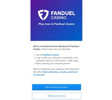 fanduel stardust casino customer service.